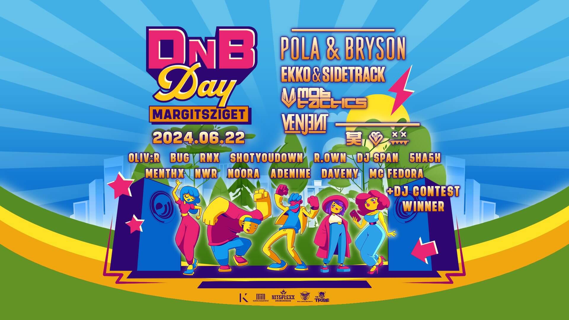 Open Air DNB day 2024 with Pola & Bryson at Margitsziget - BudAPPest