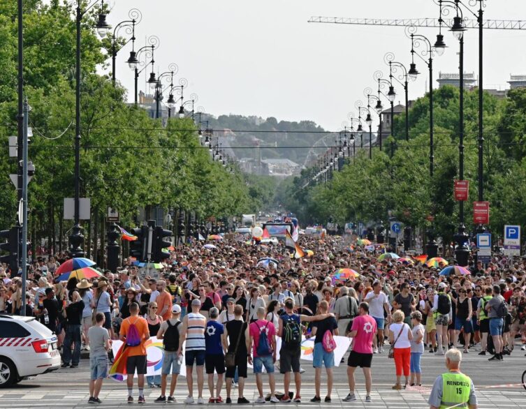 Tens of Thousands March in the 29th Budapest Pride Parade