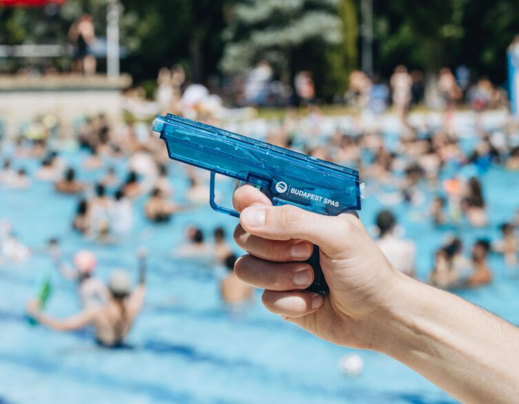 Water Gun Battles Splashed Across Hungary's Pools and Baths