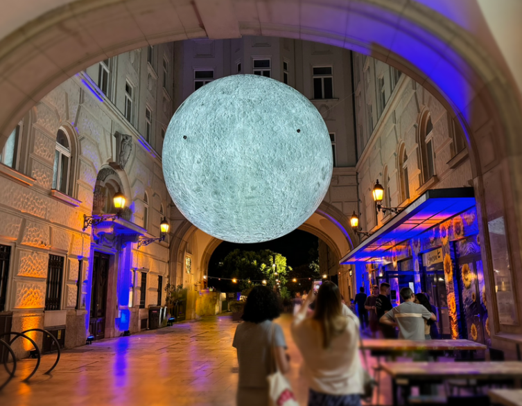Giant Moon Installation