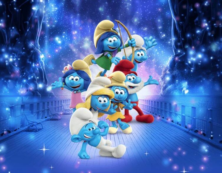 The Smurfs Are Moving To Budapest's Garden of Lights