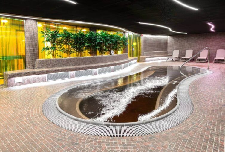 The thermal pool in the Wellness & Go area