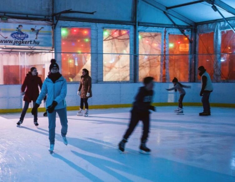 Budapest's First Ice Rink of the Season Opens at Széna Square