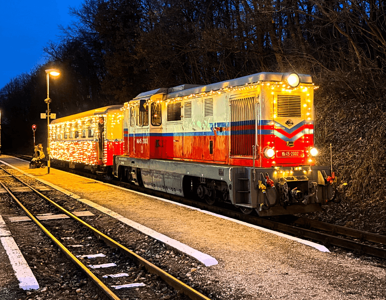 Christmas Trains Trough Buda Hills