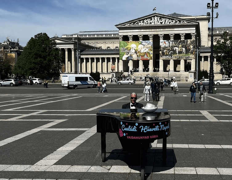 Budapest's Musical Marvel: 140-Year-Old Piano Vehicle Enchants City Streets