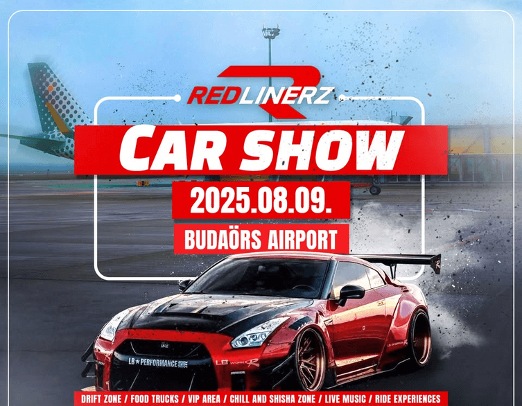 RedlinerZ Car Show 2025: Ultimate Automotive Festival at Budaörs Airport