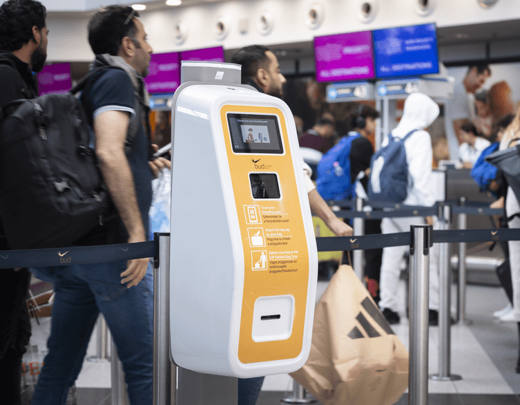Self-Service Baggage Drop at Budapest Airport