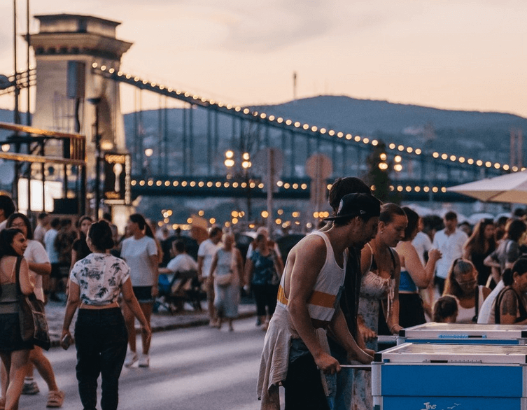 Last Free Days on Budapest's Lower Pest Embankment