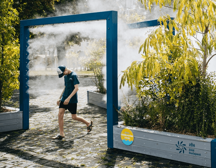 Chill Out in Budapest’s Coolest Oasis: The Giant Mist Gate Adventure