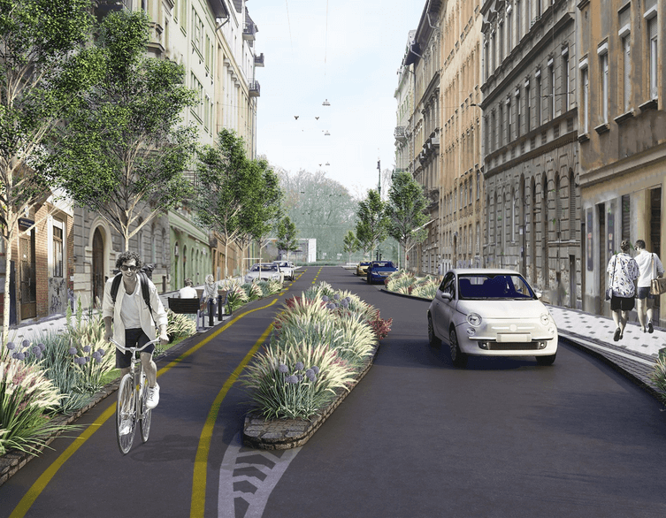 Budapest's Healthy Streets Transformation: Visual Plans Revealed for 11 Districts' €62 Million Makeover