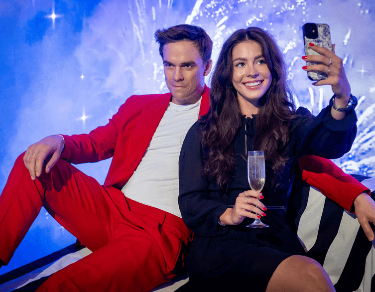 Meet Robbie Williams Up Close at Madame Tussauds Budapest