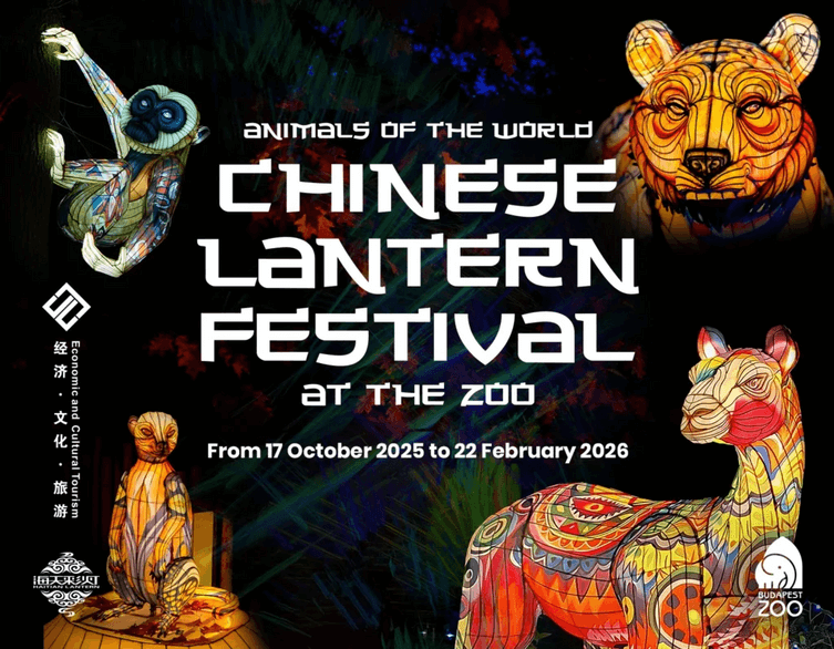 World of Animals Chinese Lantern Festival 2025 at Budapest Zoo