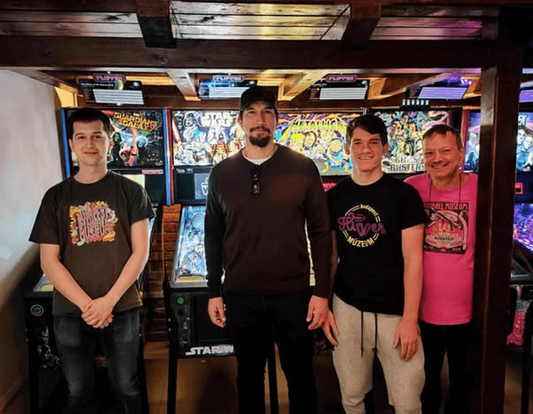 When Kylo Ren Took a Break at Budapest’s Flippermúzeum: Adam Driver’s Chill Pinball Pit Stop