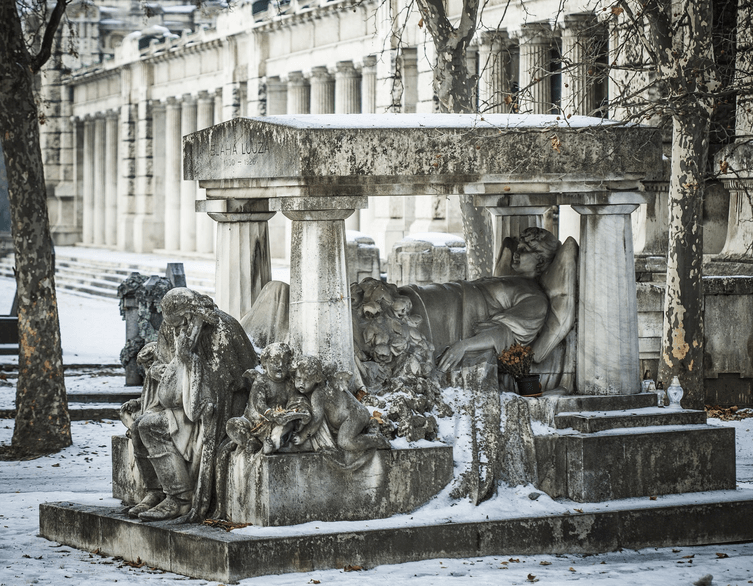 The memorial of Lujza Blaha, the "Nation's Nightingale"
