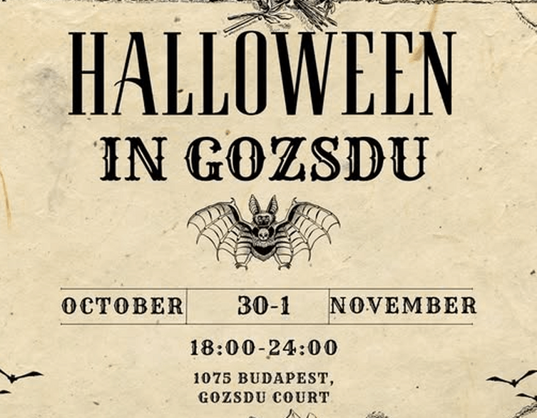 Gozsdu Halloween Weekend 2025
