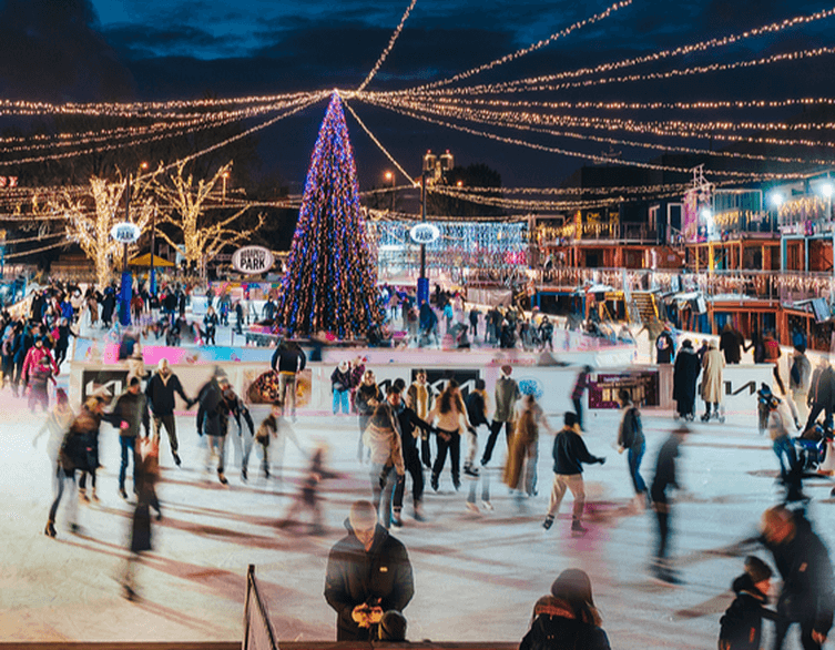 Glide into Winter Fun at KoriPark Ice Rink in Budapest Park: December 1, 2025 – February 1, 2026