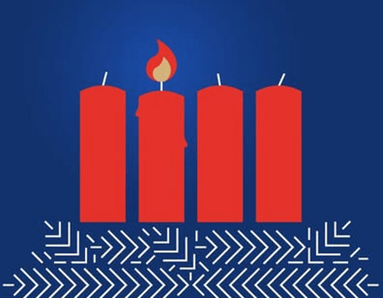 Advent Candle Lighting in City Hall Park in 2025