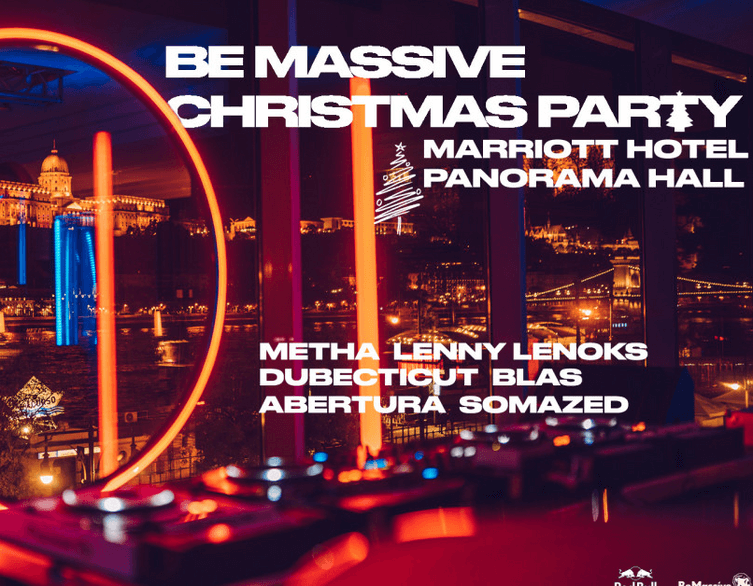 Be Massive Christmas Party 2025 at Budapest Marriott Hotel