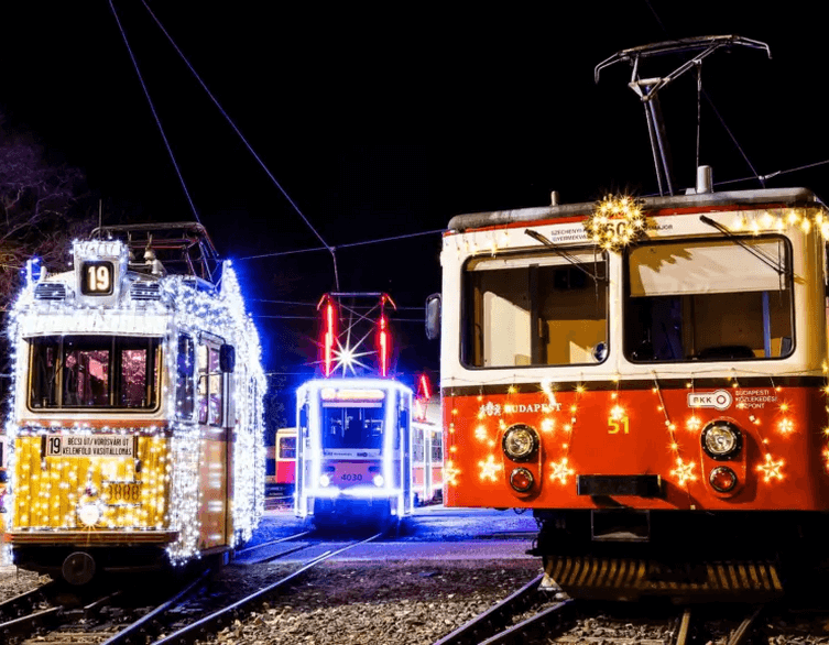 BKV Light Fleet Returns to Budapest for the 2025 Holiday Season