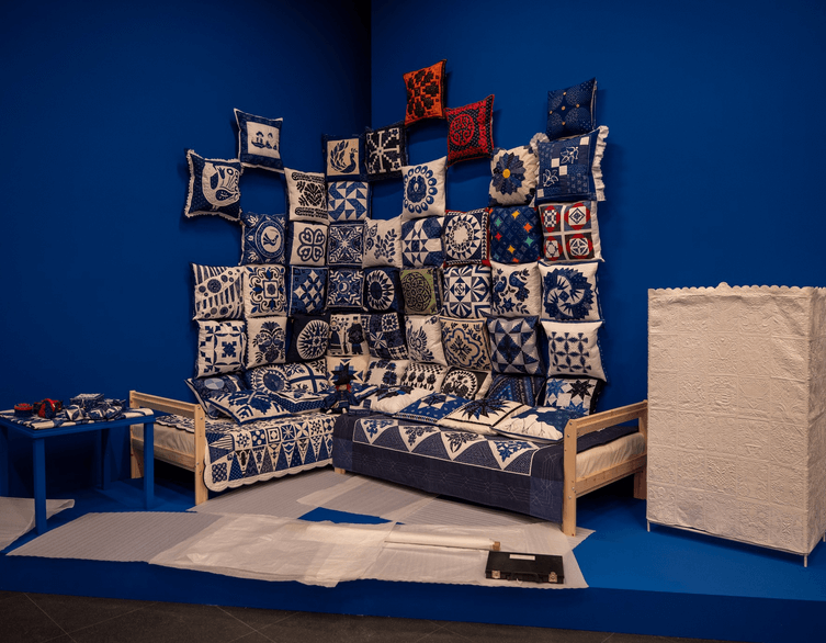 Blueprint Patchwork: Where Hungarian Textile Heritage Meets Contemporary Art