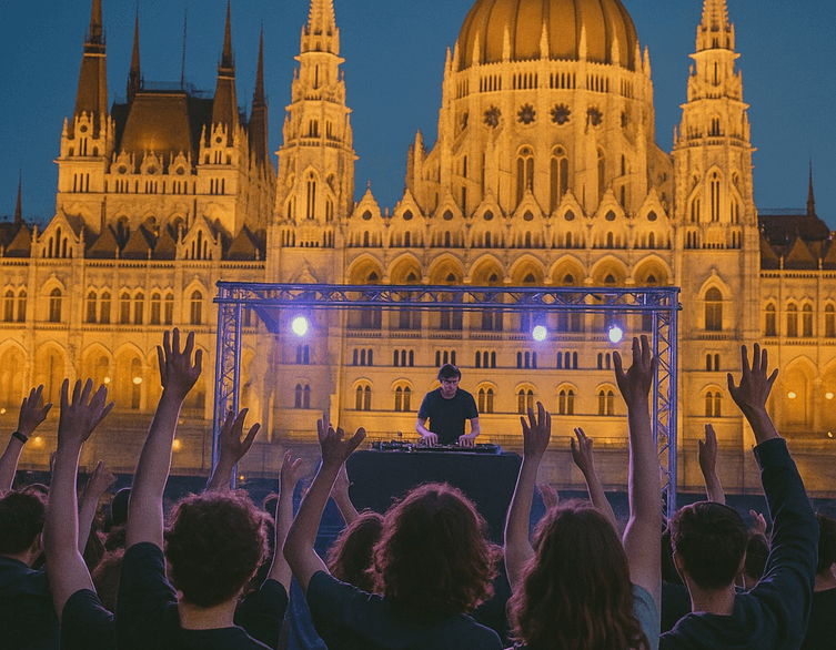 Dance for Freedom Protest at Kossuth Square