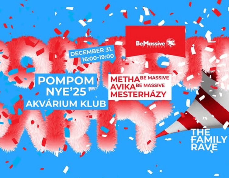 PomPom NYE’25 – Family New Year’s Eve at Akvárium Klub