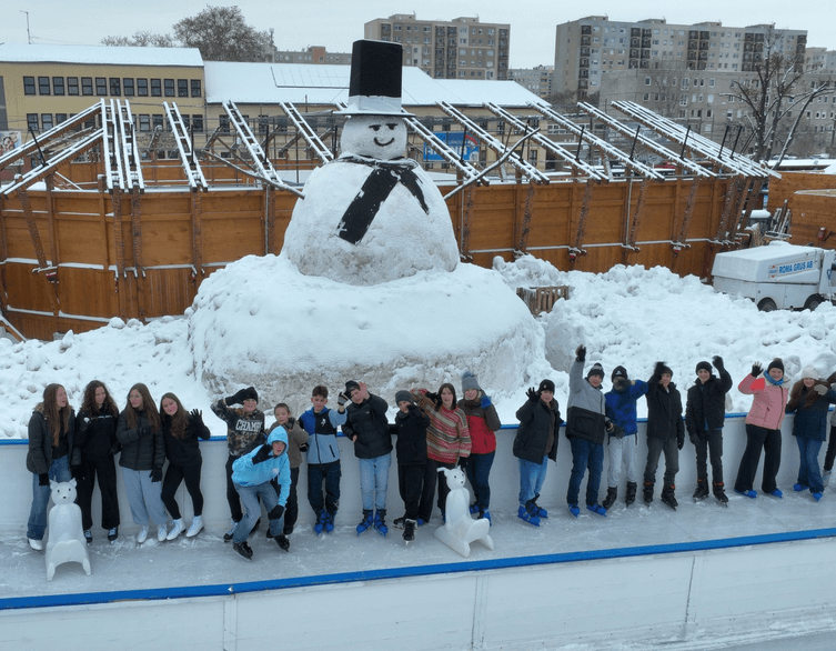 Hungary’s Coolest Celebrity: Meet the 7-Meter Snowman of Csepel