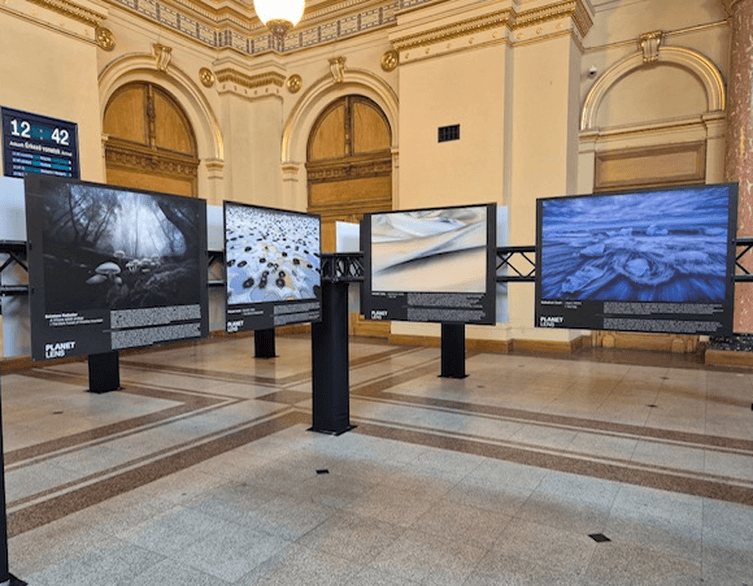 Planet Lens Photo Exhibition at Keleti Railway Station
