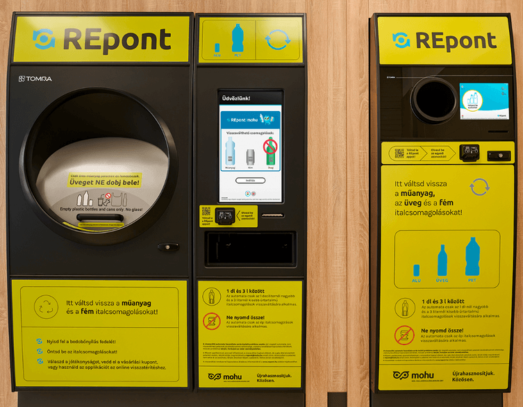 The first bulk-feed machine in Budapest