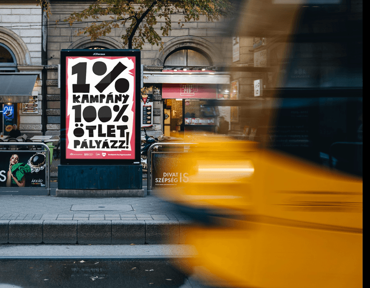 Poster for Tax Donation in Budapest