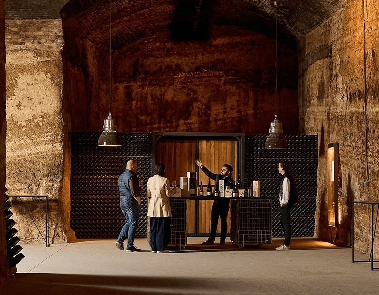 Wine cellar at Budafok